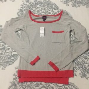 Cold shoulder sweater